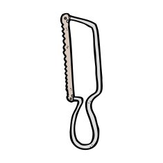 cartoon hacksaw N13