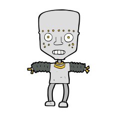 Cartoon Robot N402