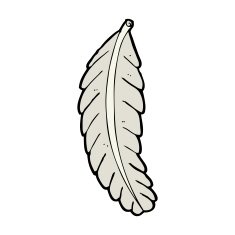 Cartoon Feather N74