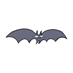 cartoon vampire bat N49