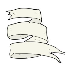 old scroll banner cartoon N10