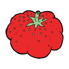 Cartoon Tomato N208