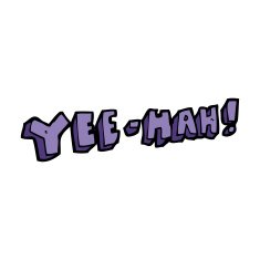 Cartoon yeehah symbol N14 free image download