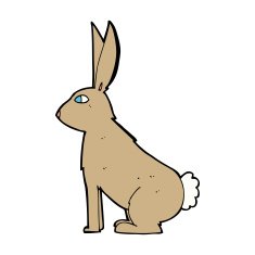 Cartoon Rabbit N203