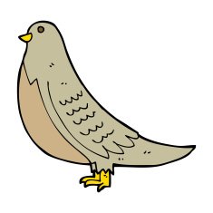 cartoon common bird N6