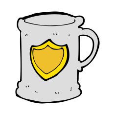 cartoon tankard N13