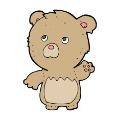 cartoon teddy bear N431