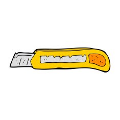 Cartoon Knife N42