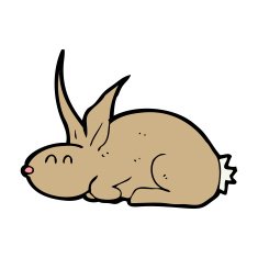 Cartoon Rabbit N204
