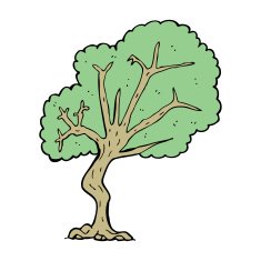 Cartoon Tree N230