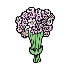 Cartoon Flowers N115