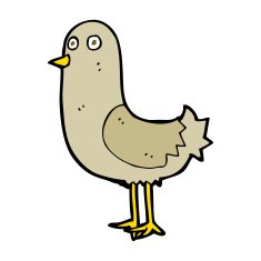 Cartoon Bird N540
