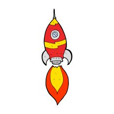 Cartoon Spaceship N72