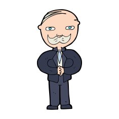 caroton old man with mustache N7