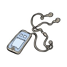 cartoon music player N10