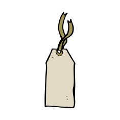 cartoon luggage tag N58