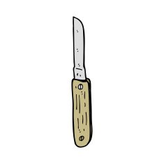 cartoon folding knife N58