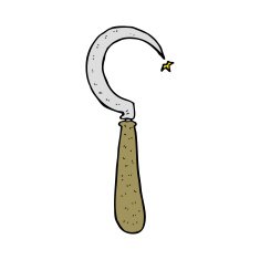 cartoon sickle N32