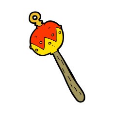 cartoon old rattle N14