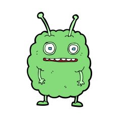 cartoon funny alien monster N13