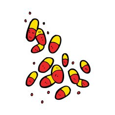 cartoon medical pills N26