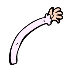 cartoon arm N232