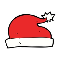 Cartoon Santa Hat N47