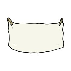 cartoon cloth banner N14