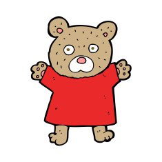 cartoon cute teddy bear N81