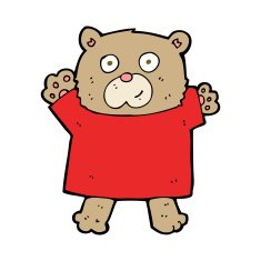 cartoon cute teddy bear N82