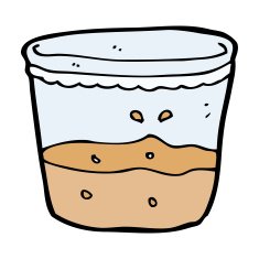 cartoon glass of rum N11
