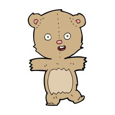 cartoon dancing teddy bear N6
