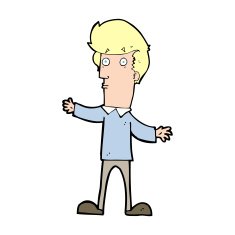 cartoon startled man N75