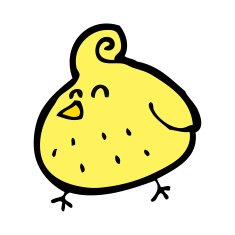 Cartoon Bird N541
