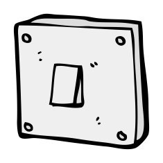 Cartoon Light Switch N40