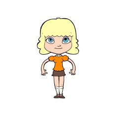 Cartoon Girl N79