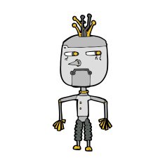 Cartoon Robot N406