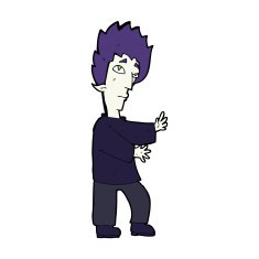 Cartoon Vampire N234