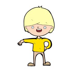 cartoon happy man N692