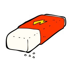 Cartoon Pencil Eraser N16