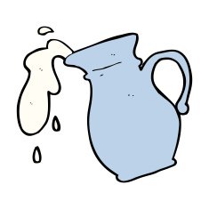 Cartoon Milk Jug N22
