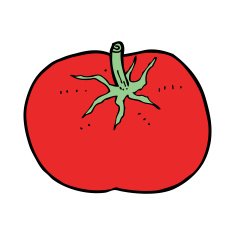Cartoon Tomato N215