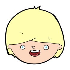 Cartoon Happy Face N78