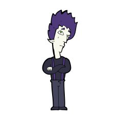 Cartoon Vampire N238