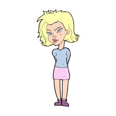 Cartoon Woman N70