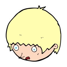 cartoon shocked face N28