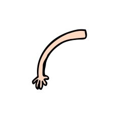 cartoon arm gesture N22