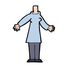 cartoon body (mix and match cartoons or add own photos) N124