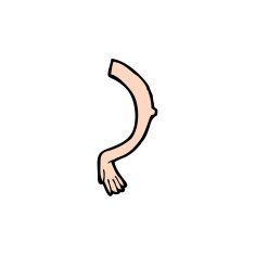 cartoon arm N241