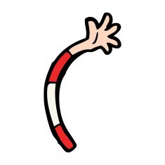 cartoon arm N243